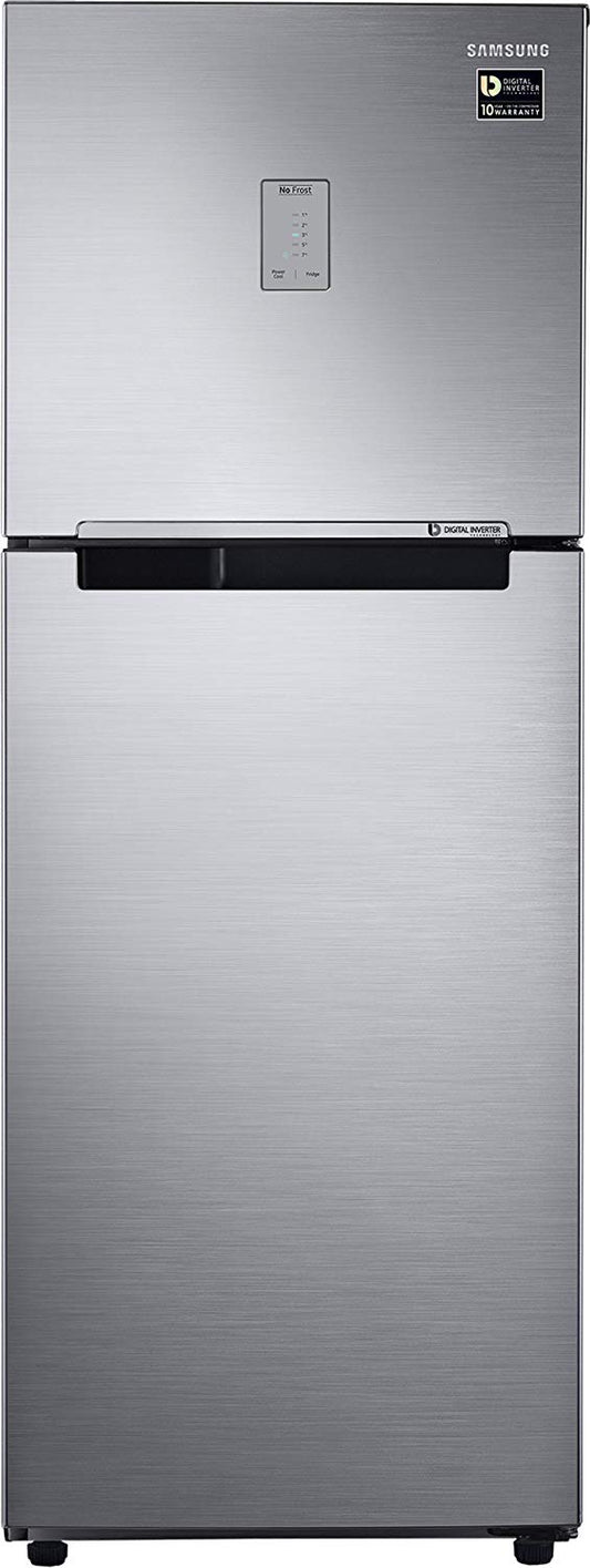 Samsung 253 L 4 Star Frost Free Double Door Refrigerator(RT28M3424S8/HL, Elegant Inox, Inverter Compressor)